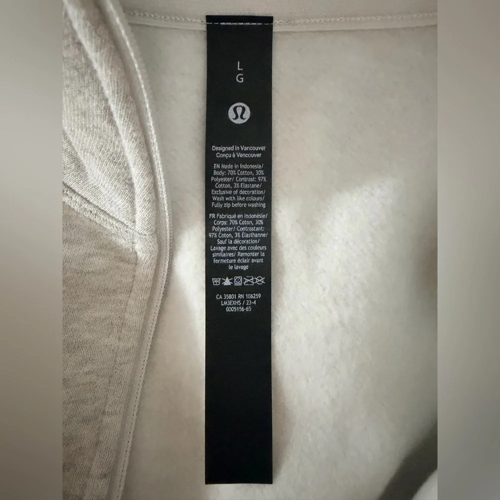 lululemon athletica Heather Gray Pullover - Picture 3 of 5